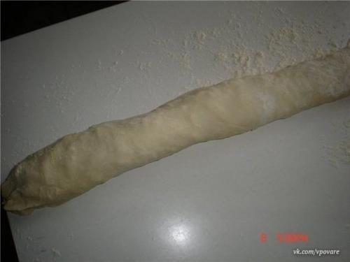 Сырная улитка.  Ингредиенты: 03