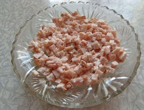 Изысканий салат Тиффани. 02