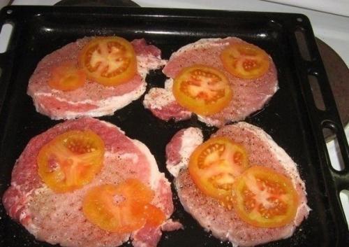 Мясо с грибами. 02