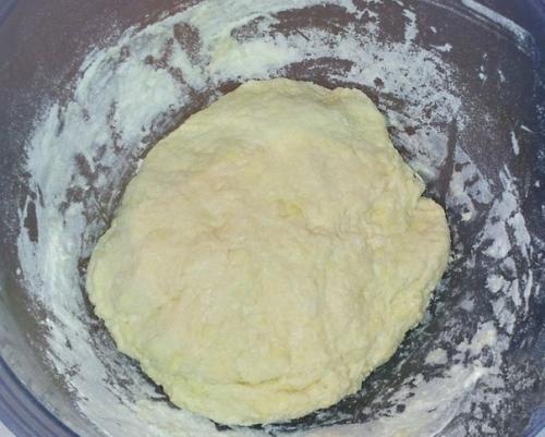 Сырные лепешки с начинкой. 04