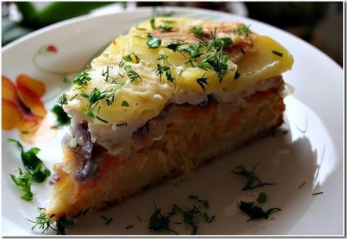 Пирог Клюмс.  Легкий, быстрый, сытный и очень вкусный пирог - запеканка! 01