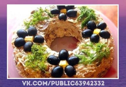 Объедение!  Топ - 9 самых вкусных слоеных салатов. 01