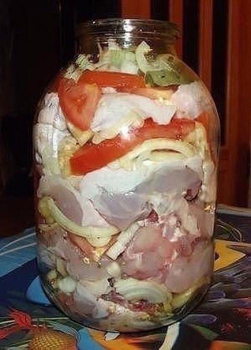 Сочная и вкусная курица в банке. 01