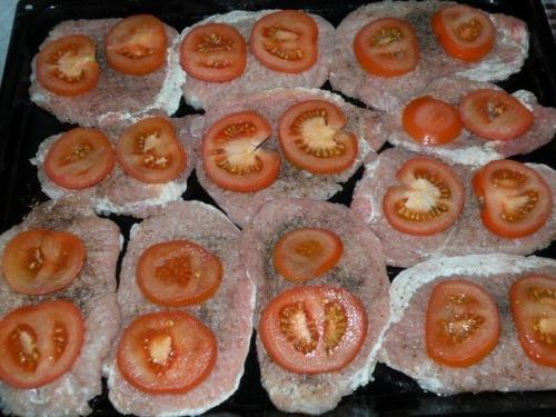 Мясо по-французски.  Ингредиенты: 02