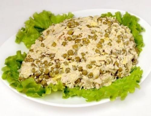 Салат ёжик.  Ингредиенты: 03