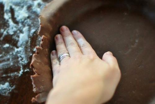 Шоколадное тесто для пирога. 07