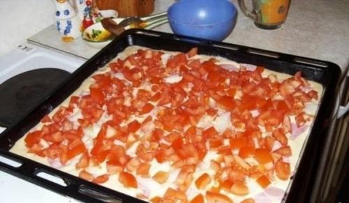 Быстрая пицца.   Быстрая пицца - рецепт для тех, кто любит пиццу, но ленится ее готовить по всем правилам итальянской кухни. 04