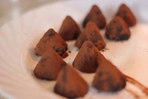 Шоколадные трюфели.  Ингредиенты: 08