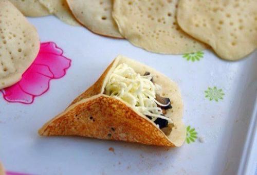 Блинчики с грибами и сыром? 07