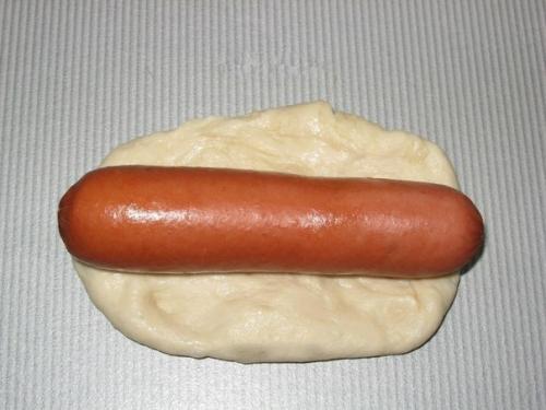 Жареные сосиски в тесте. 02