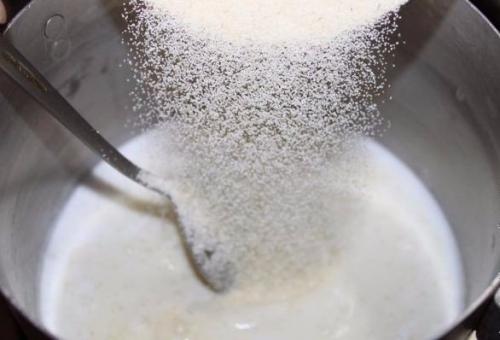 Манники жареные.  Ингредиенты: 03