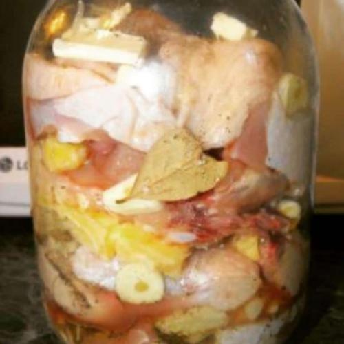 Сочная и вкусная курица в банке. 02