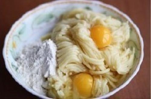 Картофельные зразы с мясом/с грибами. 05