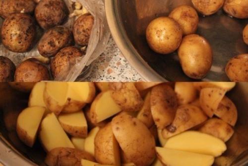 Картофель Айдахо.  Ингредиенты: 01