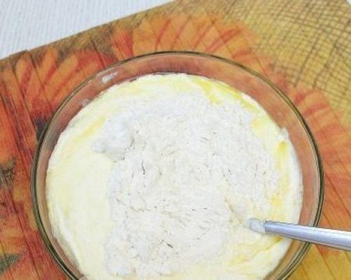 Пирог с клюквой и сметаной. 03