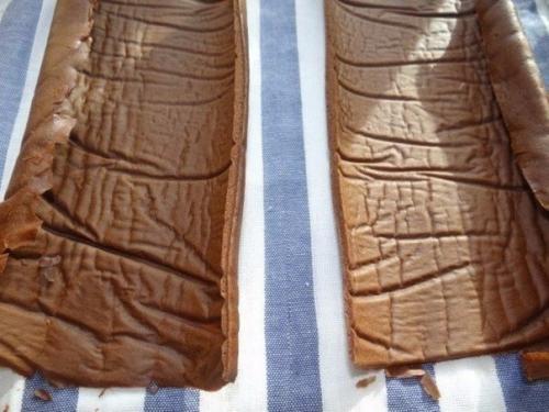 Шоколадные пирожные рулетики. 03