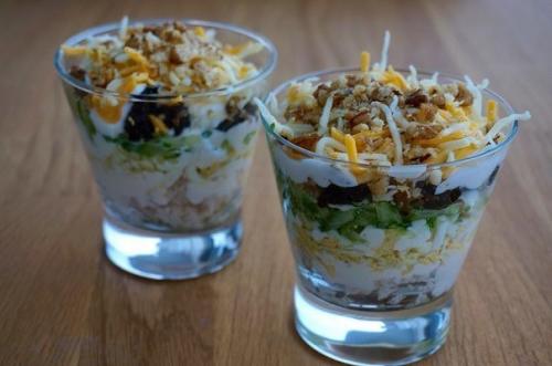 Салат Негреско.  Ингредиенты: