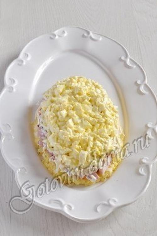 Салат ананас.  Состав. 05
