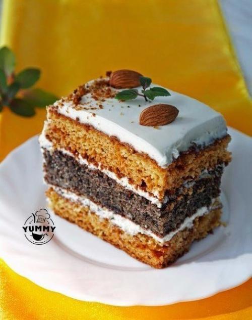 Маковый пляцок.  Ингредиенты: