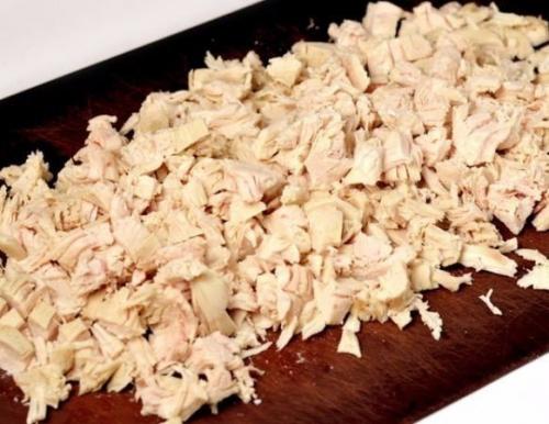 Салат ёжик.  Ингредиенты: 01