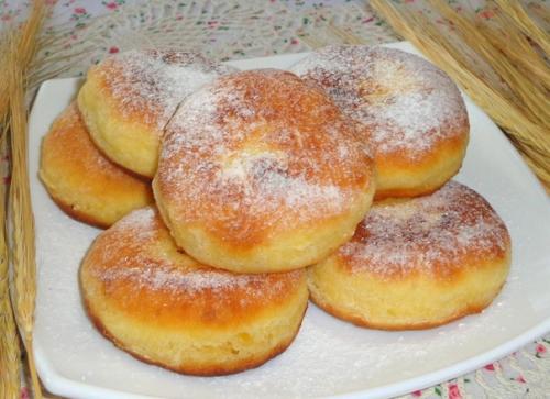 Пышки на сметане. Ингредиенты: 03
