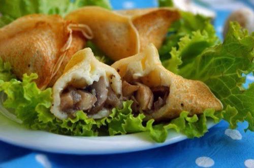 Блинчики с грибами и сыром? 09