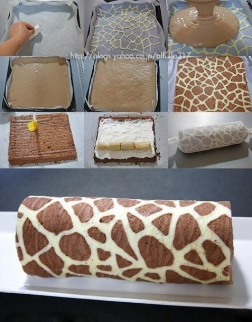 Экзотический рулет Жираф.