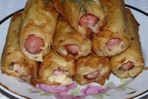 Вкуснейшая сосиска в тесте.