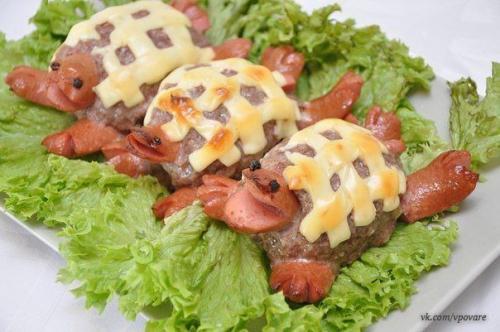 Котлеты Черепашки.  Вам потребуется: