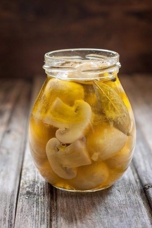 Маринованные шампиньоны за 5 минут.