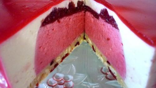 Клюквенный торт Огонь Рождественской Свечи - рецепт. 02