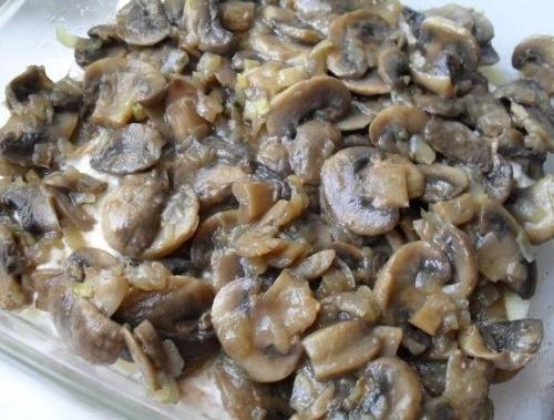 Запеченный картофель с грибами. 04