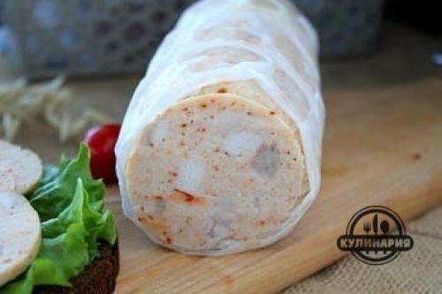 Домашняя колбаса из курицы. 06