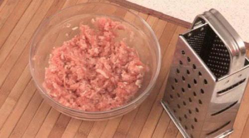 Терка вместо мясорубки. Терка вместо мясорубки.