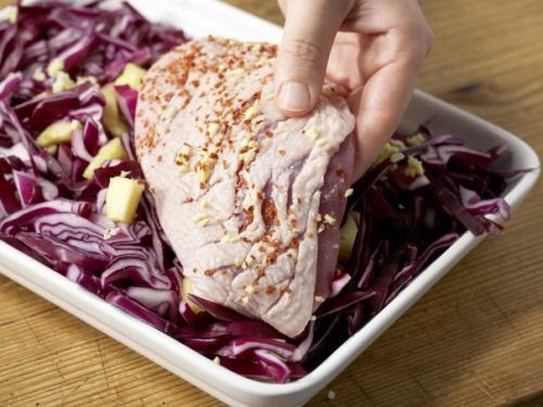 Утиная грудка с ананасом. 07