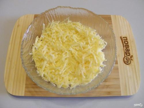 Салат Мимоза новогодний. 03