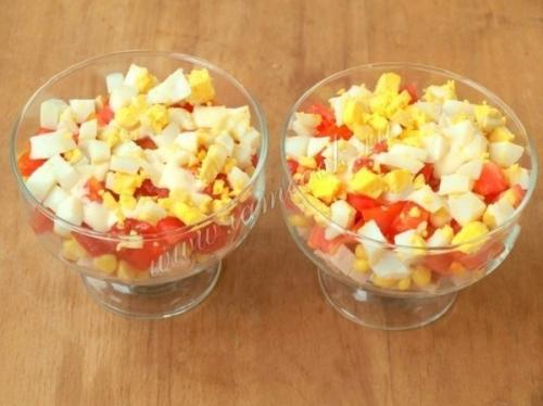 Салат Восторг.   Ингредиенты: 06