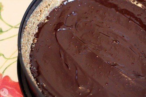 Воздушный творожный торт с шоколадом. 04