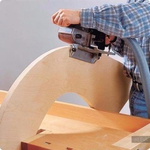 Кресло - качалка для сада своими руками. 03