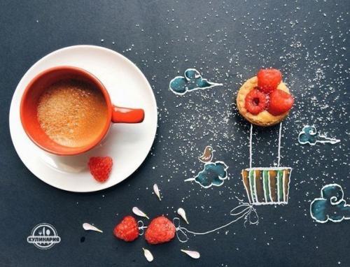 Художница - иллюстратор из Италии синция болонези (Cinzia Bolognesi) создает работы прямо за завтраком. 05