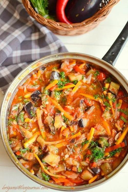 Соте из баклажанов. 09