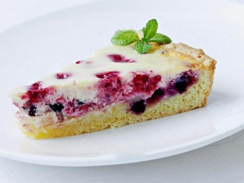 Песочный пирог со смородиной. 08