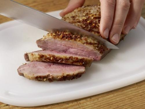 Утиная грудка с ананасом. 09