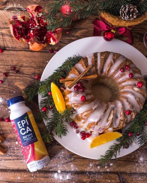 Рецепт кекса с клюквой. 09