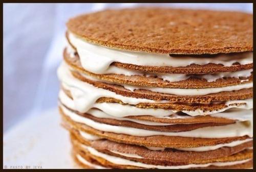 Медовый торт с цитрусовыми оттенками. 03