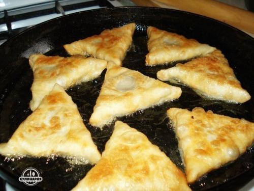 Слоёная самса с мясом. 04