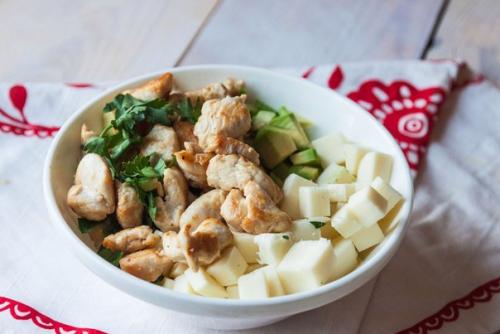 Куриное буррито.  Ингредиенты: 06