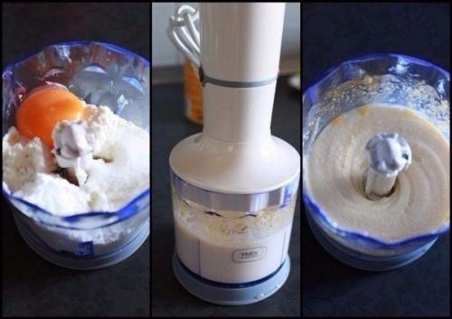 Булочки с творогом и персиком. 02