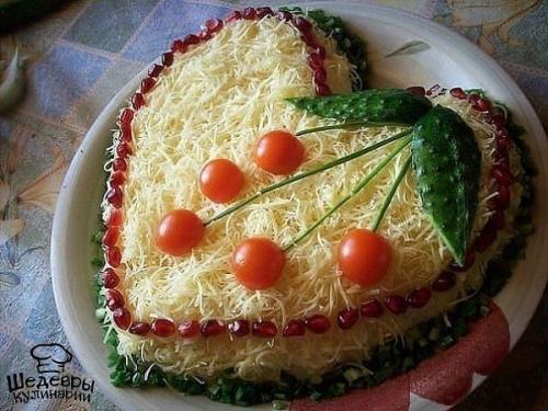 Топ - 8 новогодних салатов. 07