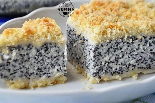 Немецкий маковый творожник.